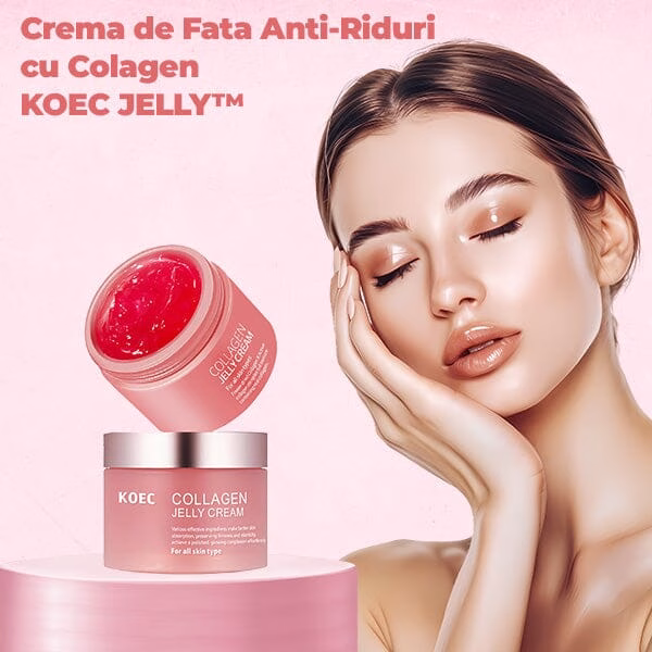 Crema de Fata Anti-Riduri cu Colagen KOEC JELLY™