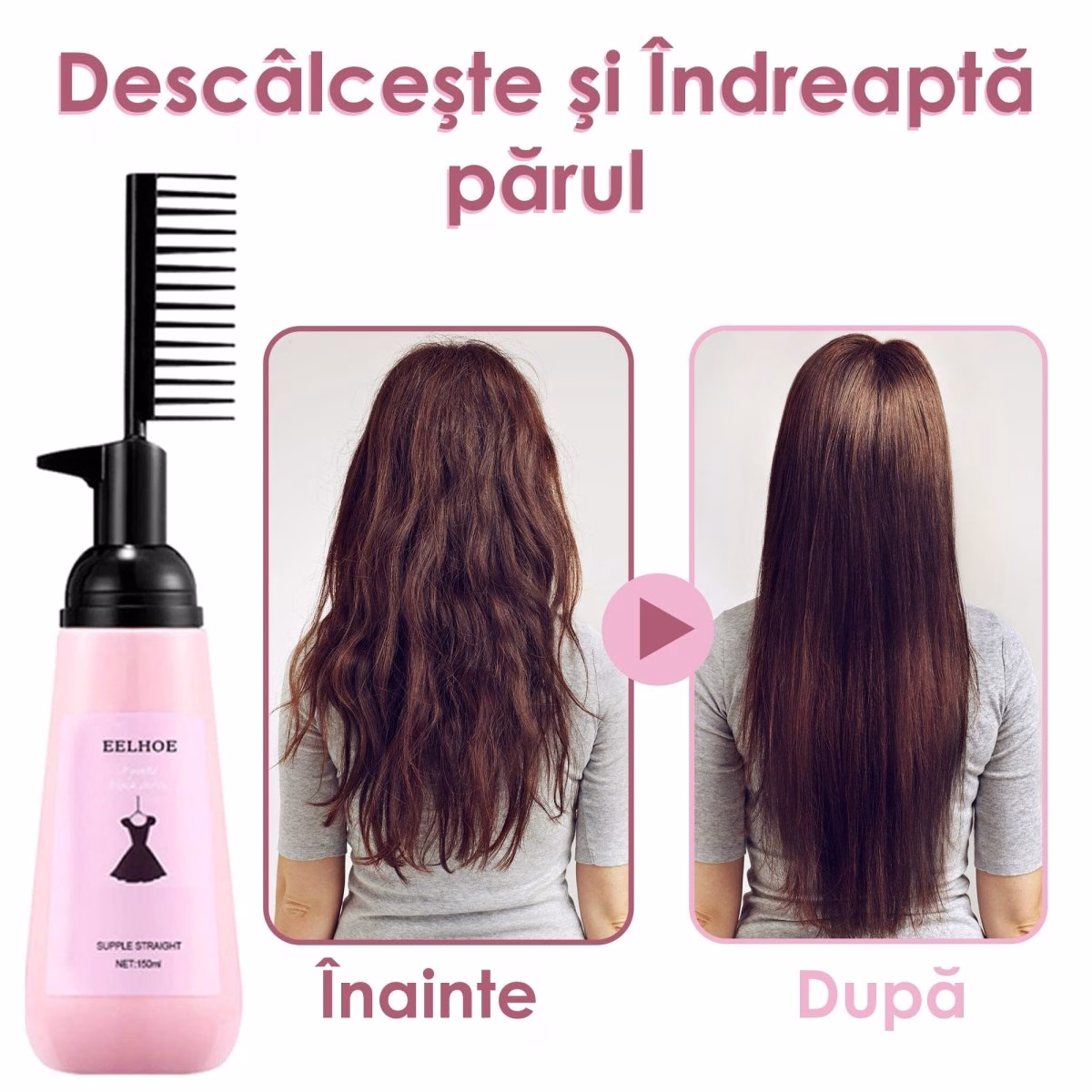 Crema pentru Indreptarea Parului eHair 2 in 1